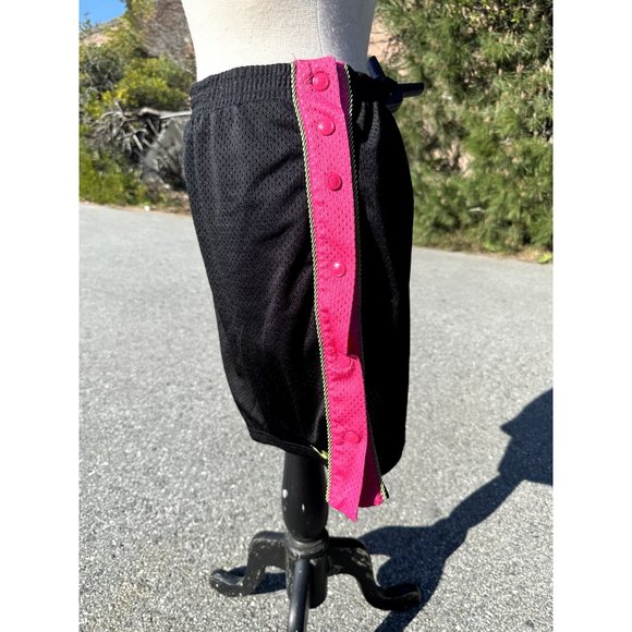 Fila Skirt Large Black Jersey Side Pink Buttons Active Everyday Adult Womens - Picture 12 of 13